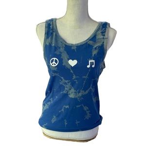 Hand Reverse Tie Dyed Tank